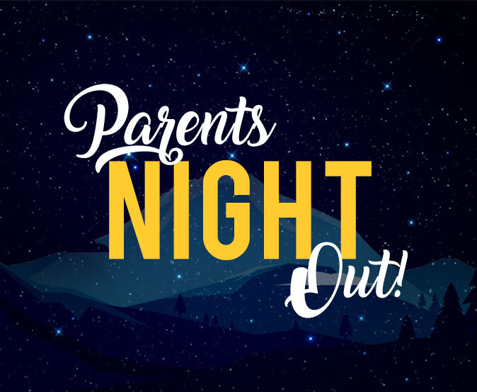 Sign your child up for Parents' Night Out on Saturday, December 3 and/or Saturday, December 10!